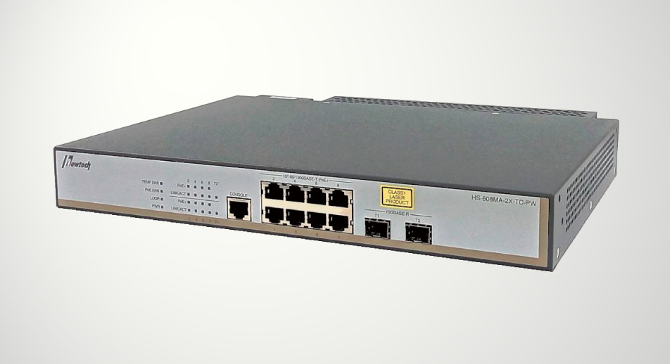 PTP-compatible PoE switch hub released